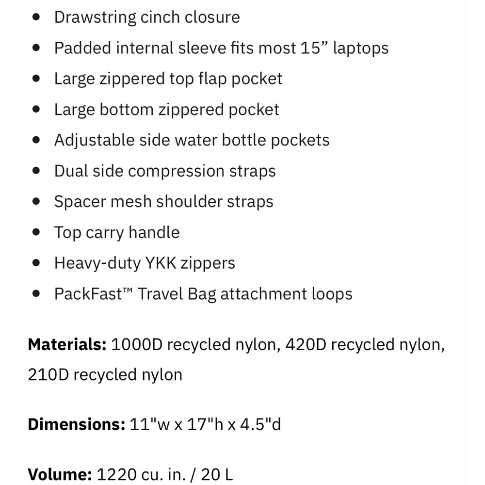 TOPO Designs backpack - Picture 6 of 6